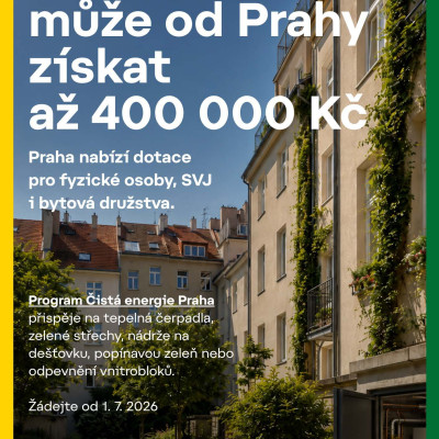 Program Čistá energie Praha 2026–2027