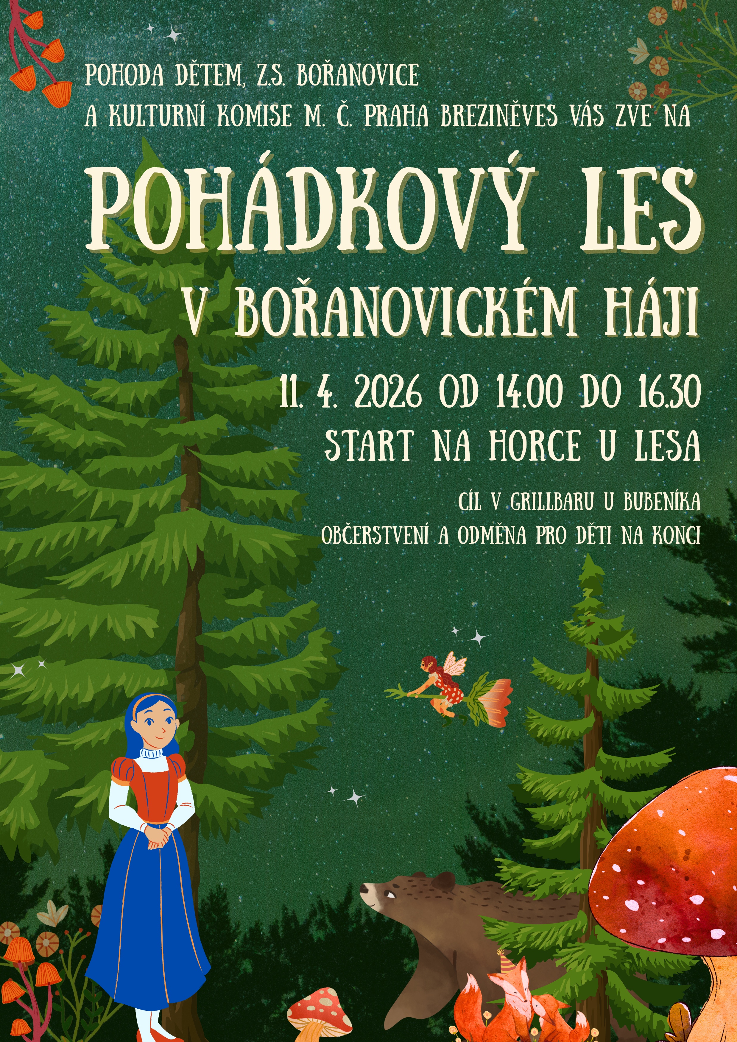 Pohádkový les v Bořanovickém háji