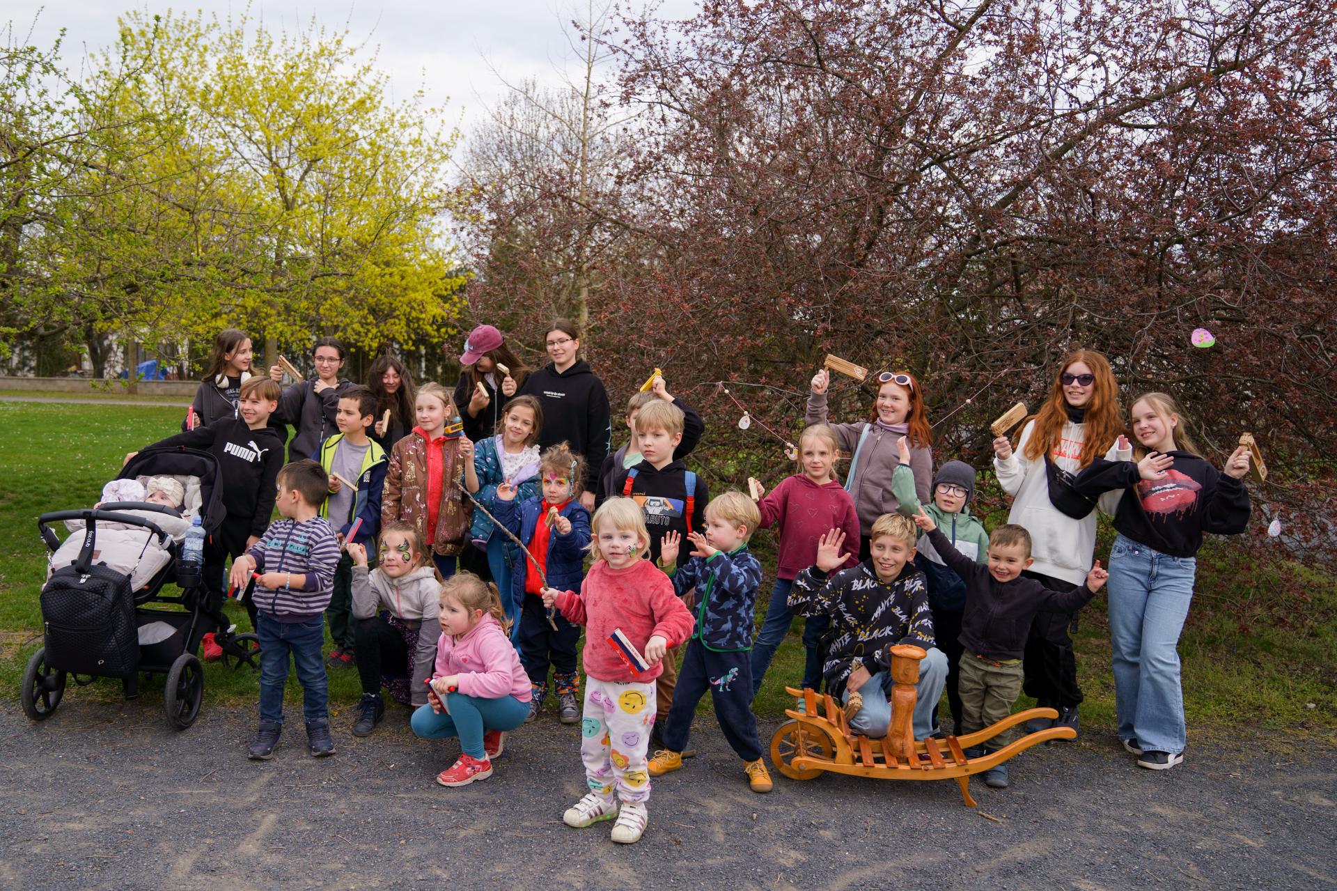 Velikonoční řehtání a klepání